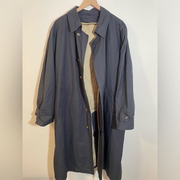 Brooks Brothers Other - Vintage Brooks Brothers Navy Blue Trench Coat Size Large Missing  Zip In Lining